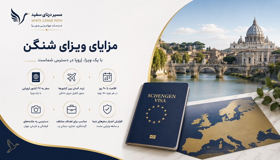 مزایای سفر با ویزای شنگن